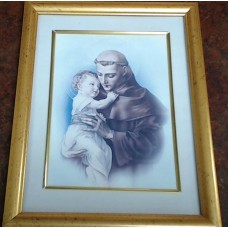 St. Anthony framed print 8x101/2